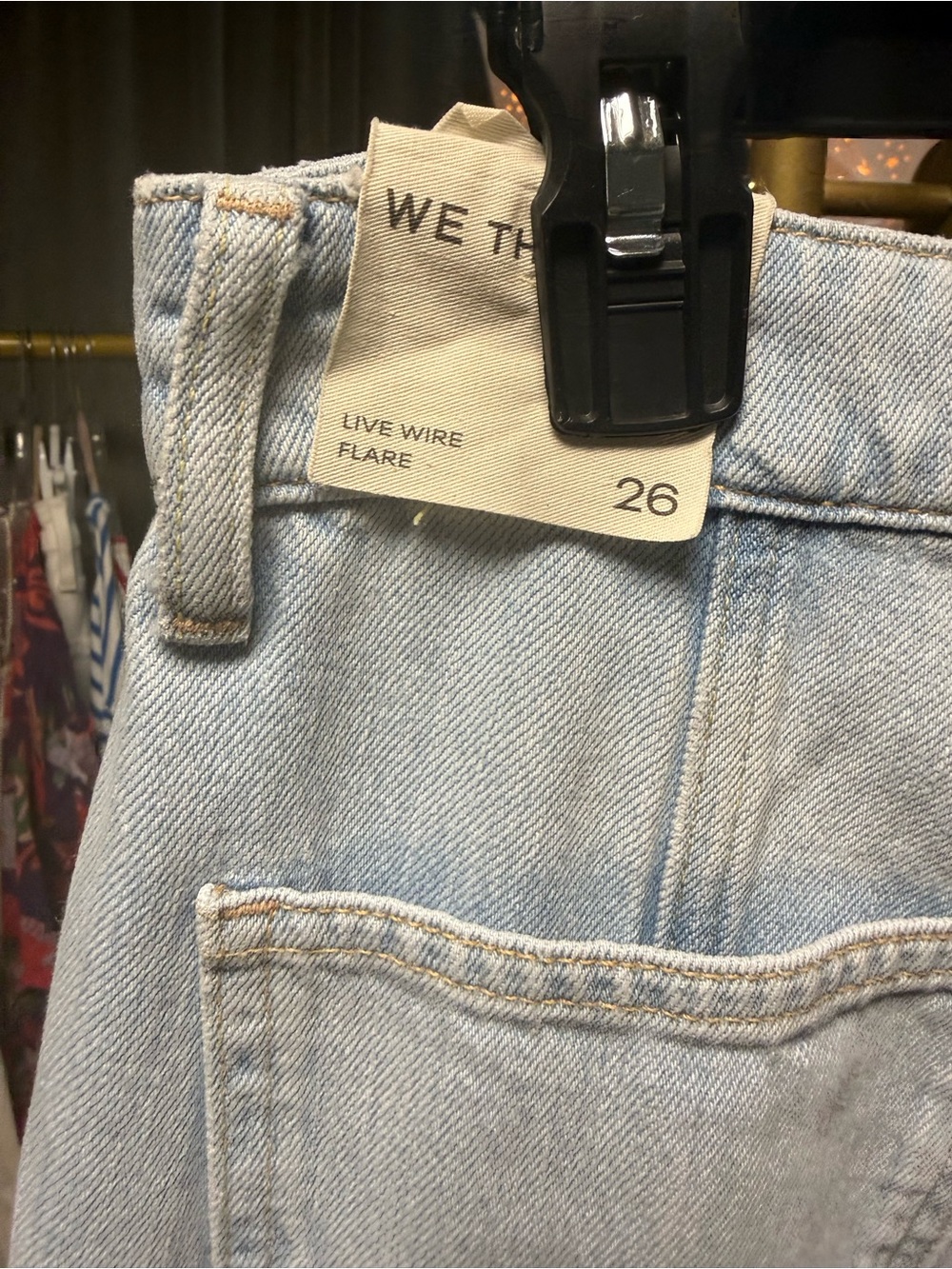 Free People We the Free Live Wire Flare Jeans in Sparks - Picture 14 of 14